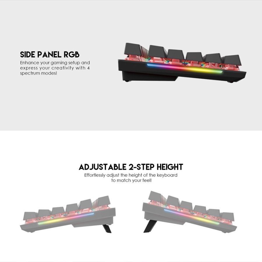 Fantech MK856 MAXFIT87 RGB TKL Mechanical Gaming Keyboard