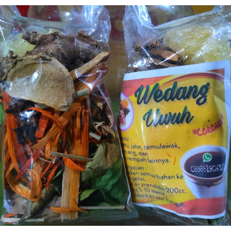 

Promo wedang uwuh murah plus jahe dan gula batu. Isi lebih banyak