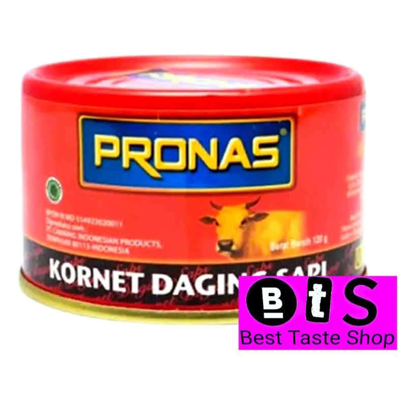 

Pronas Kornet Corned Beef 120gr Kornet daging sapi kaleng