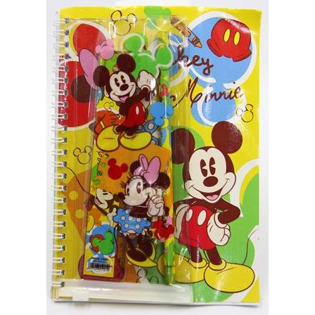 

Set Buku dan Alat Tulis Mickey