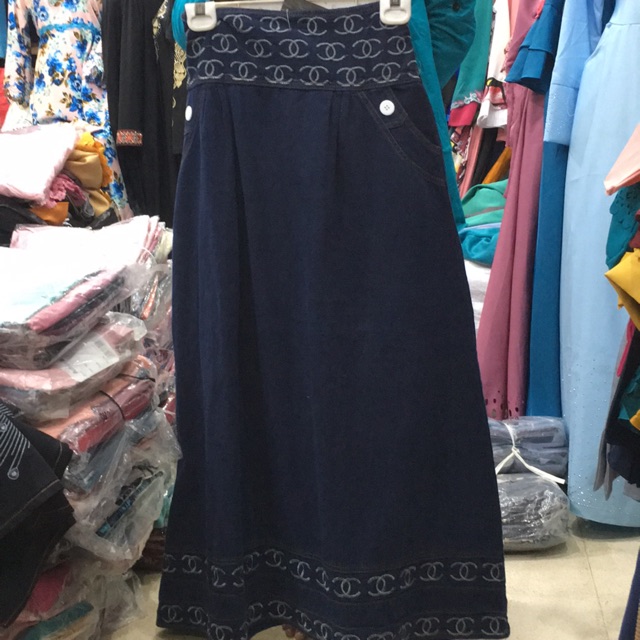 Rok/ bawahan levis/jeans bordir