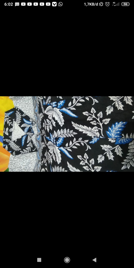 Batik Couple Pria Wanita Blus Tunik Kemeja Hem