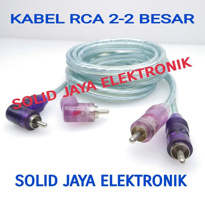 KABEL RCA 2-2 1 M BAGUS KABEL RCA 1 METER 2-2 KABEL AUDIO RCA JEK BENTUK L KABEL AUDIO KABEL AUX RCA