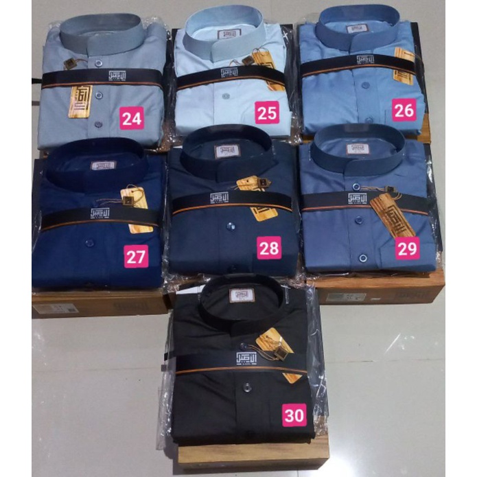 Jubah Arab Al Aseel premier warna /Asheel kerah bulat