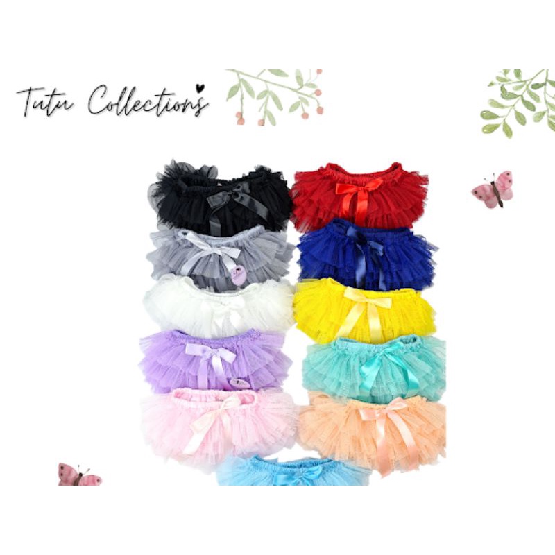 TUTU BLOOMER TILLE / Rok Tutu Bayi / Baby Tutu Pant Tile Bahan Lembut