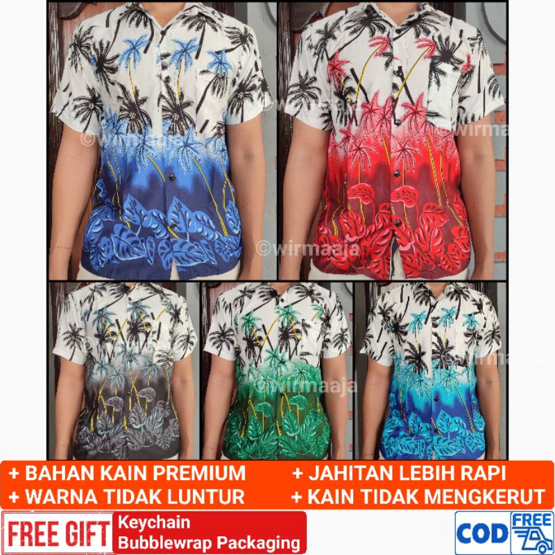 Baju Pantai / Kemeja Pria / Baju Kelapa / Baju Hawai