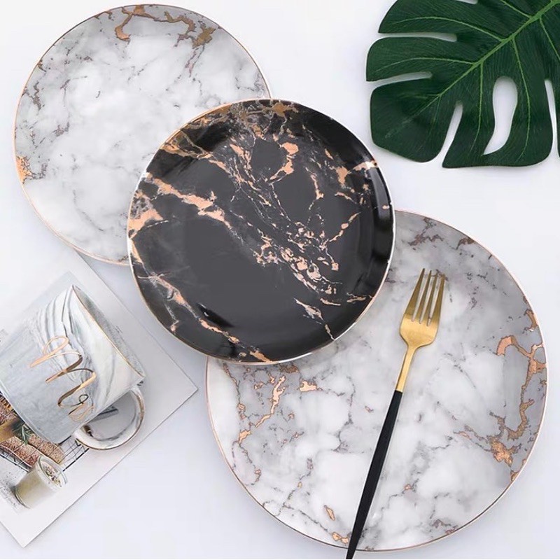  Marble  plate piring marble  piring  cantik Shopee Indonesia