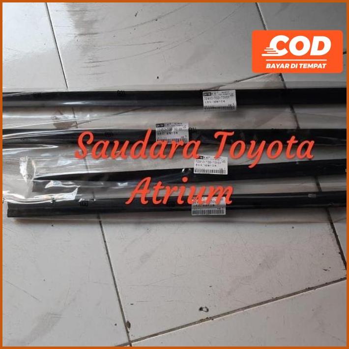 Sparepart Mobil Pelipit Karet Kaca Luar Jazz Rs 2008 2009 2010 2011 2012 2013 Set 4Pcs New Produk Re