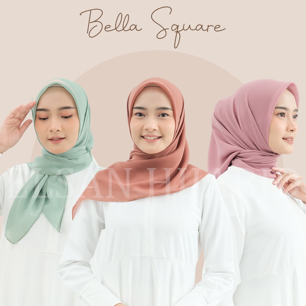 Jilbab bellasquare pollycotton