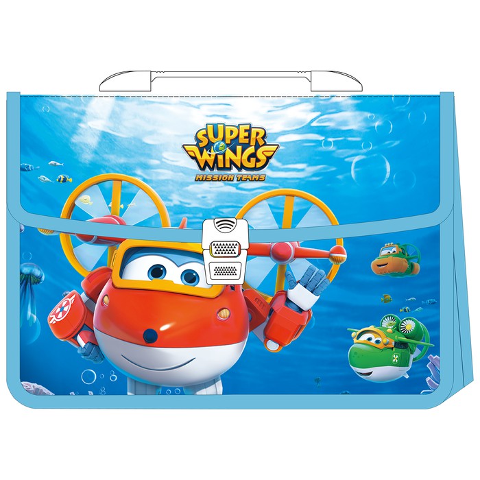 

Murah Deli Super Wings File Bag 0.6MM bahan PP FC 2 warna EB41202 Keren