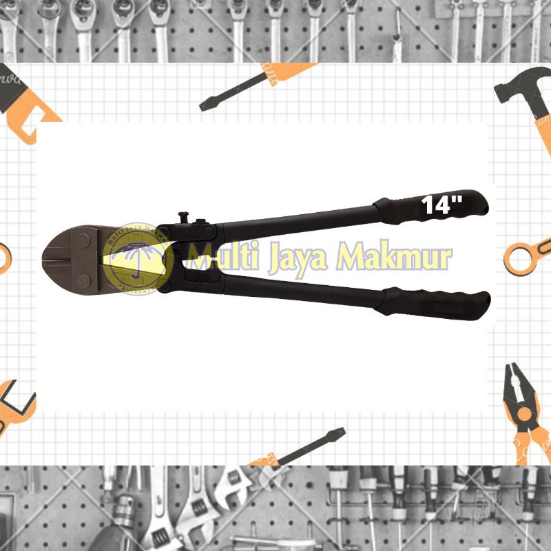 Gunting Beton / Bolt Cutter Uk 14 Inch Untuk Besi Beton / Kawat / Rantai