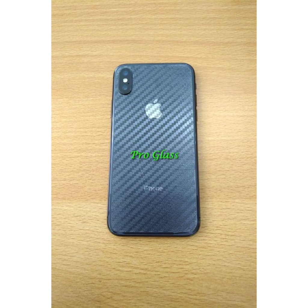 Iphone XR / XS MAX CLEAR CARBON Skin / sticker / garskin case