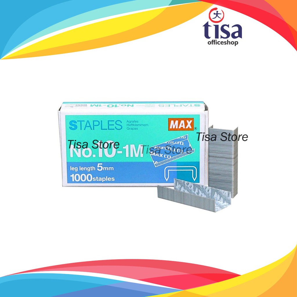 

Isi Staples Max No. 10