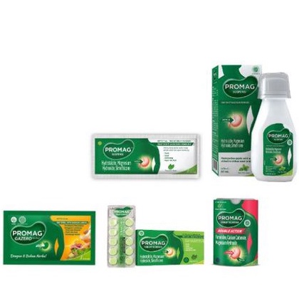 Promag Tablet, Cair, Double Action, Gazero Herbal