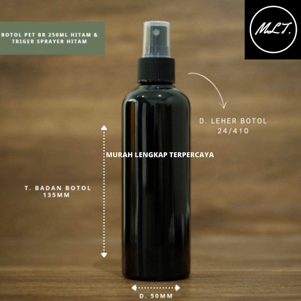 BOTOL SPRAY 250ML HITAM SPRAYER HITAM / BOTOL SPRAYER 250 ML HITAM