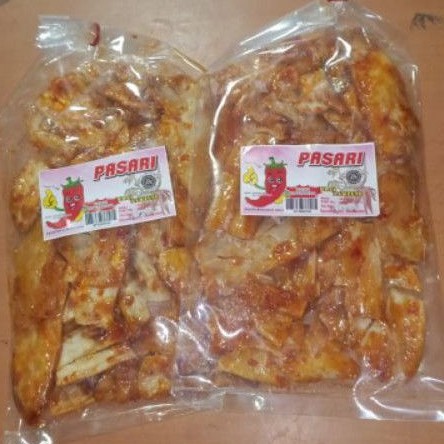 SANJAI DEWI PASARI Keripik singkong ubi kayu snack unik asli lampung pedas balado dewi halal bpom