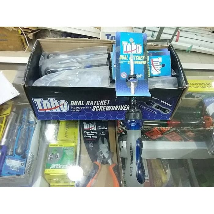 OBENG RACHET BOLAK BALIK TOHO / DUAL RATCHET SCREWDRIVER TOHO