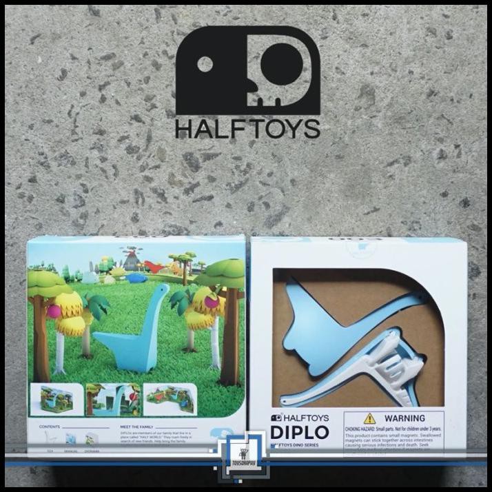 Halftoys Diplo Dino Series Puzzle With Diorama Half Toys Brontosaurus