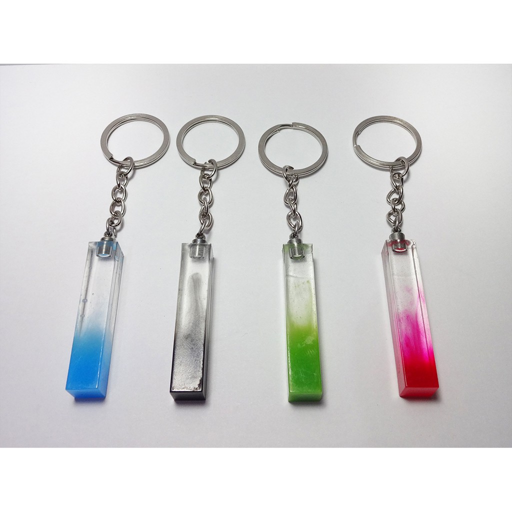 Gantungan Kunci (Keychain) Unik Resin Bening