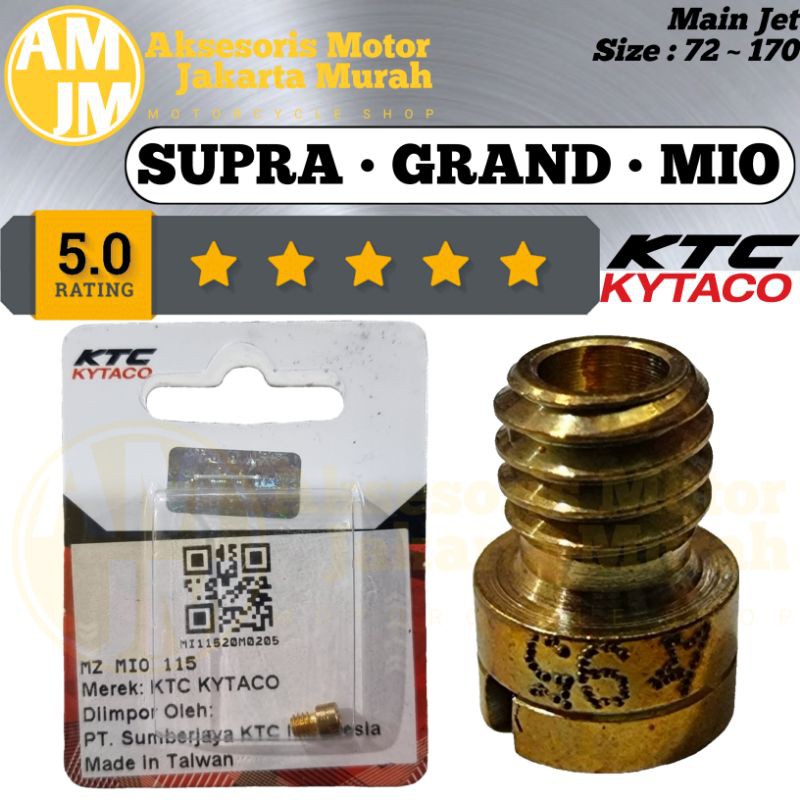 KTC KYTACO Spuyer Main Jet Mio Supra Grand Kaze