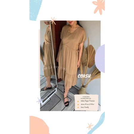 Homedress kimono ruffle / daster busui