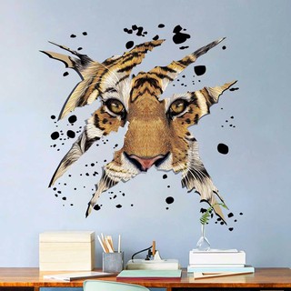 Download 630 Gambar Harimau Di Tembok Terbaik Gratis