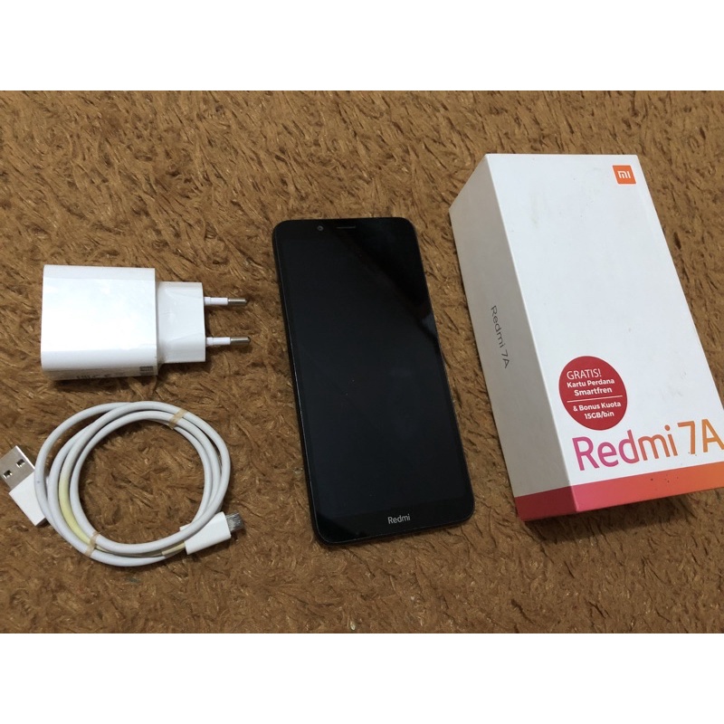 MURAH BANGET HP REDMI 7A SECOND LIKE NEW (FREE POWERBANK INONE)