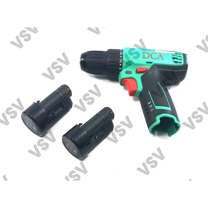 DCA ADJZ1202E Cordless Driver Drill Mesin Bor Baterai Cordless Drill
