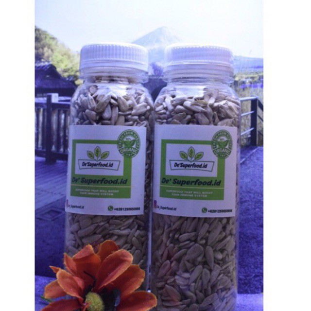 

sunflower seeds / biji bunga matahari organic makanan sehat organic super food sunflower seed