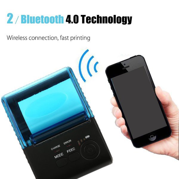 Printer ZJ-5805 Android Bluetooth 4.0 Thermal Pos