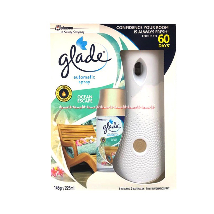 Glade Air Freshener Automatic Hangable Pengharum Ruangan Otomatis Glade 60 days