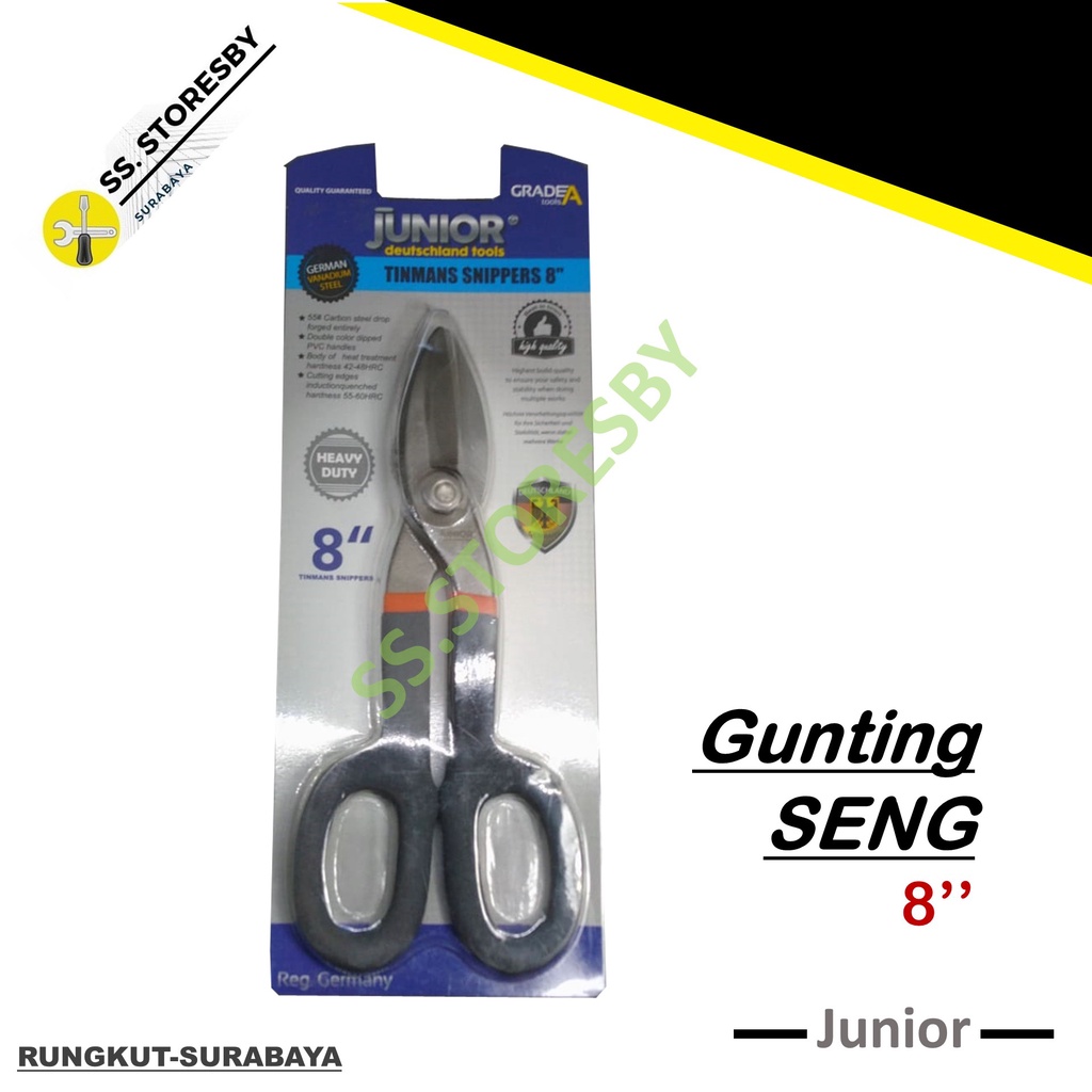

GUNTING SENG GUNTING PLAT BESI GUNTING KAWAT 8" IN JUNIOR