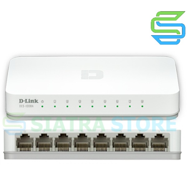 D-LINK DES-1008C 8-Port 10/100 Mbps Unmanaged Switch