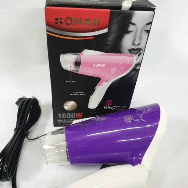 Hairdyer rambut sonar alat pengering rambut buat hairdryer salon dilipat  hairdrayer mini sn-7001