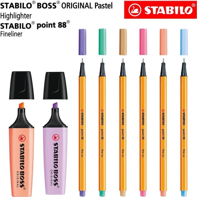 

TERLARIS STABILO Set 8 - BOSS Pastel point 88 Ungu Biru Pink Kuning Hijau/PULPEN GEL/PULPEN LUCU/PULPEN 1 PACK/PENSIL WARNA/PENSIL 2B/PENGHAPUS JOYKO/PENGHAPUS LUCU/RAUTAN PENSIL PUTAR/RAUTAN ELEKTRIK/SPIDOL WARNA/SPIDOL PERMANEN/SPIDOL