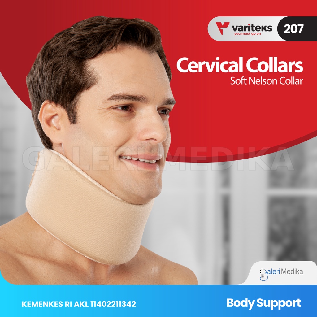 Penyangga Leher Variteks 207 Soft Nelson Collar - Neck Collar Perawatan Pasca Operasi