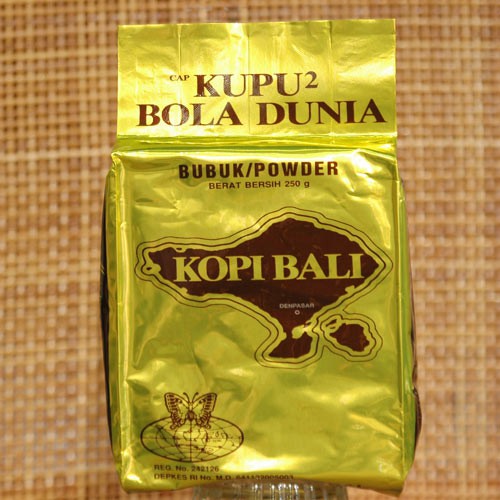 (BAYAR DI TEMPAT) Kopi Bubuk Bali Cap Kupu Kupu Bola Dunia GOLD SPECIAL 100 Gram