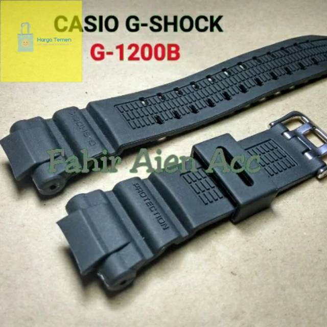 STRAP TALI JAM G-SHOCK G1200B RUBBER STRAP JAM TANGAN G-SHOCK 1200B COMPATIBLE G-1500 G-1000 DLL