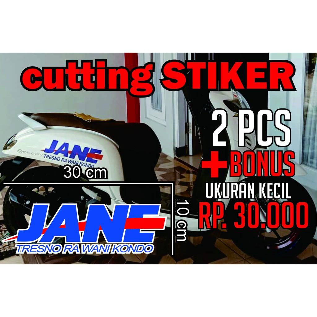 

CUTTING STIKER JANE