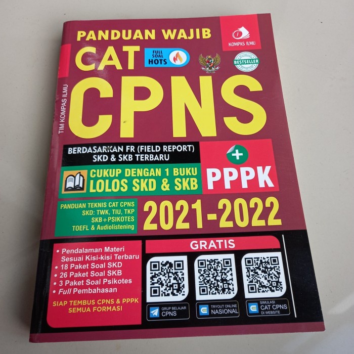 

✨COD✨ BUKU PANDUAN WAJIB CAT CPNS 2021 2022