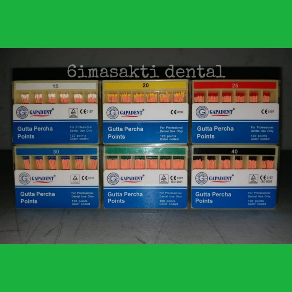 

DENTAL GUTTA PERCHA GAPPADENT