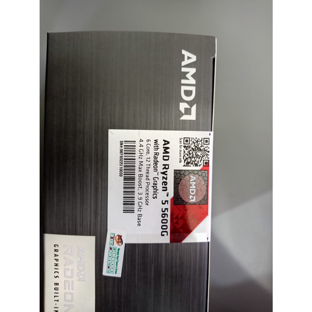 PROMO Paketan  AMD RYZEN 5 5600G + Motherboard ASROCK A520M-HVS Garansi 1 Tahun