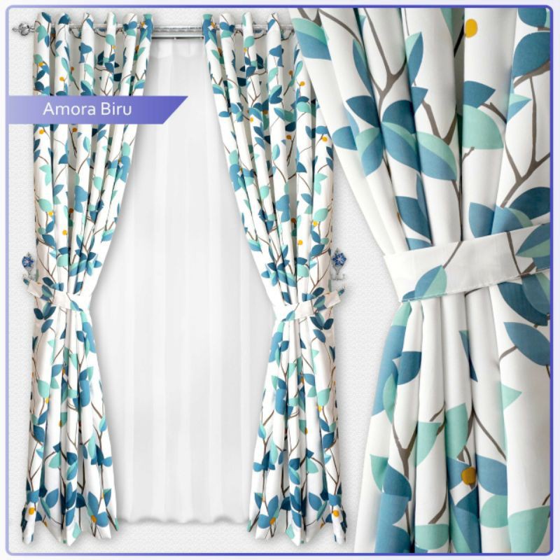 Gorden jendela minimalis elegan gorden murah