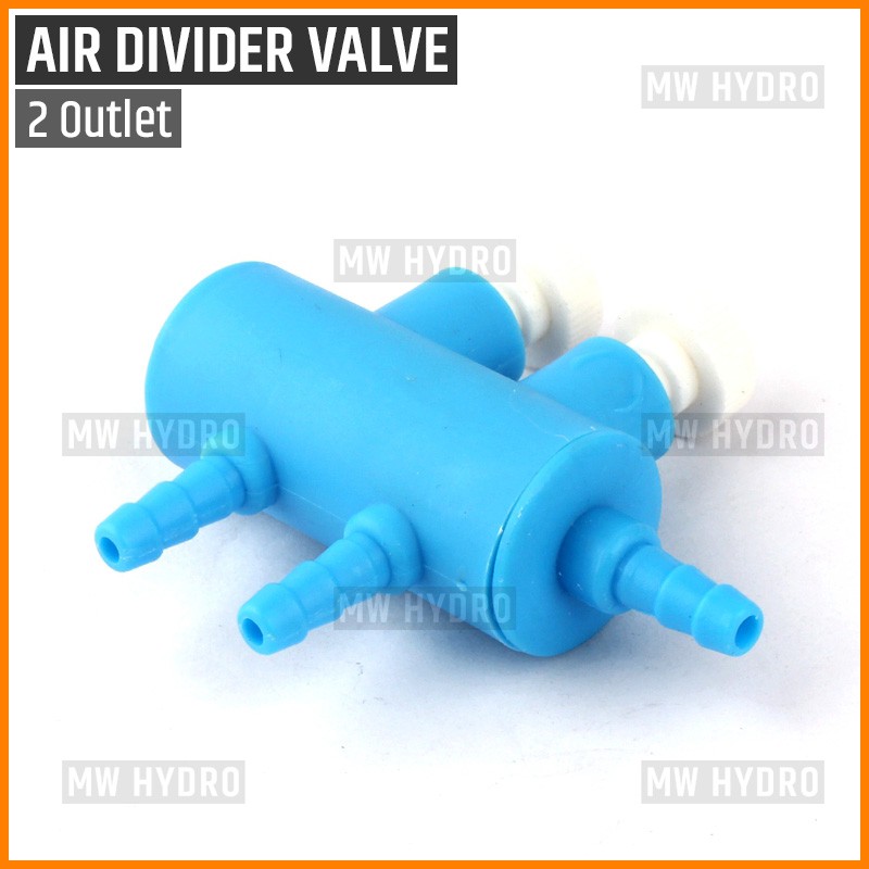 Air Divider Valve 2 Way, Keran Pembagi Udara Aerator Cabang 2