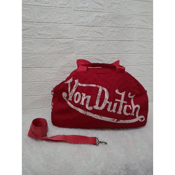 VON DUTCH tas minggat || travel bag