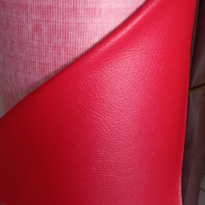 Bahan kain oscar / kulit sintetis imitasi meteran murah