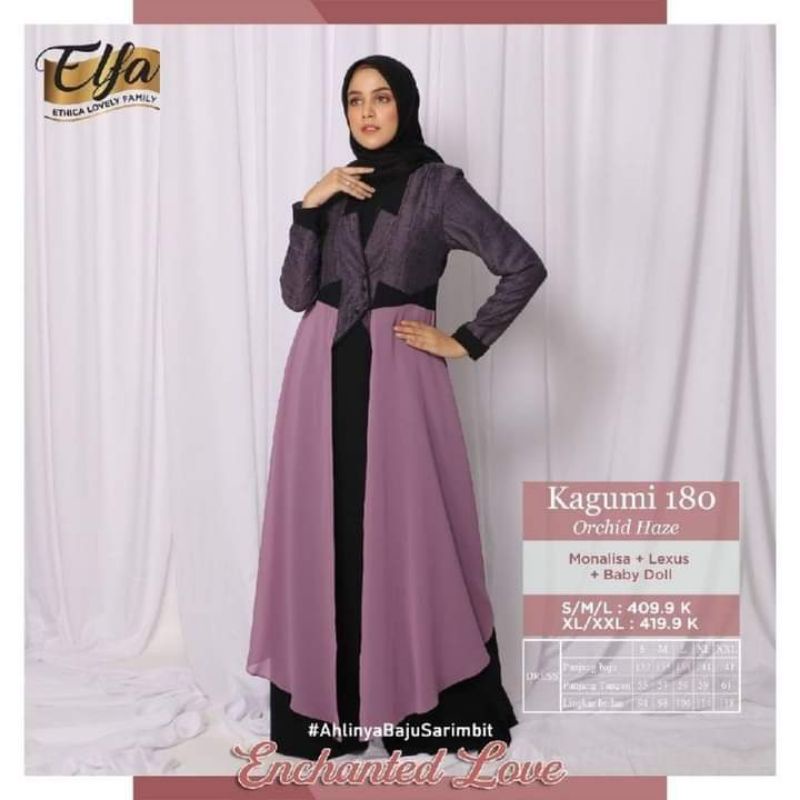 Gamis Kagumi 180 Orchid Haze