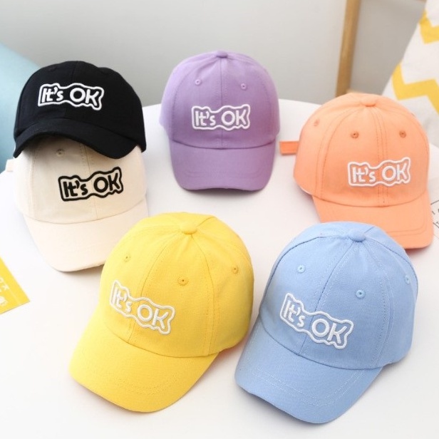 TOPI ANAK LUCU Bordir ITS OK / Topi Anak Laki laki Perempuan HIGHT QUALITY