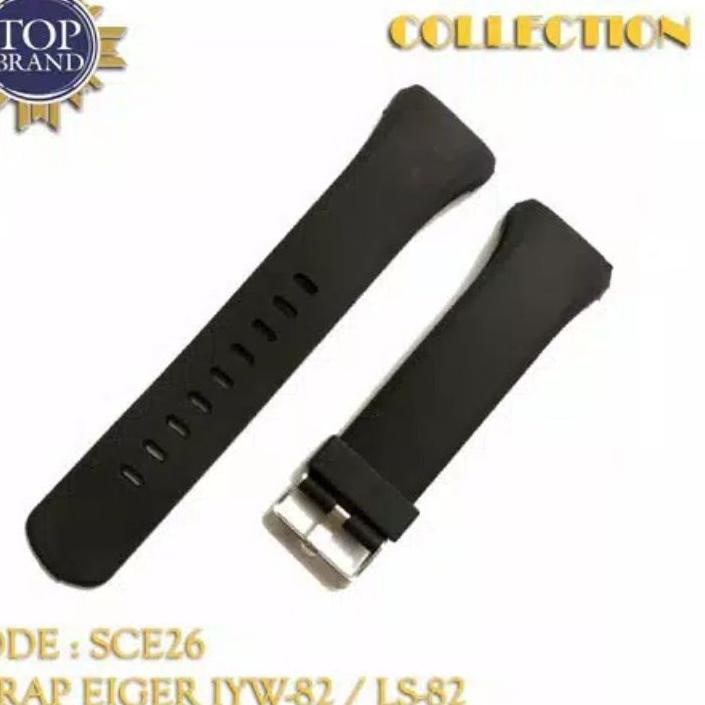 Jual [PRODUK A700F] Rubber Tali Strap Jam Eige*r IYW0082 IYW082 IYW82