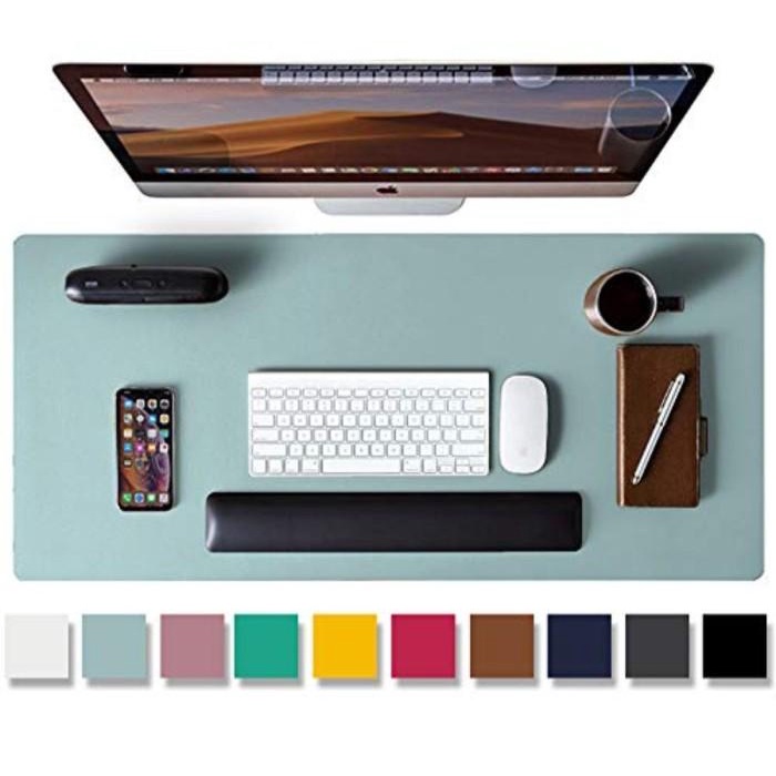 

Delia | Leather Desk Pad Protector,Mouse Pad,Office Desk Mat, Non-Slip Pu Leat